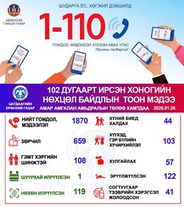 Хоногийн нөхцөл байдлын тоон мэдээ